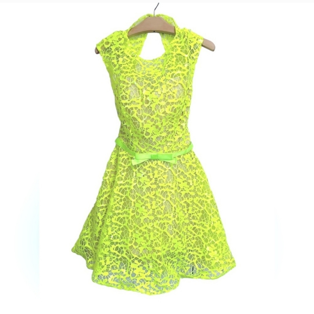 JOVANI Sequin & Lace Dress